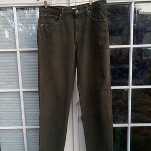 Vtg Orange Tag Levi’s 555 USA Made April 1996